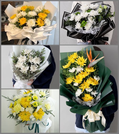 广东汕头市澄海区溪南镇白事花束代送